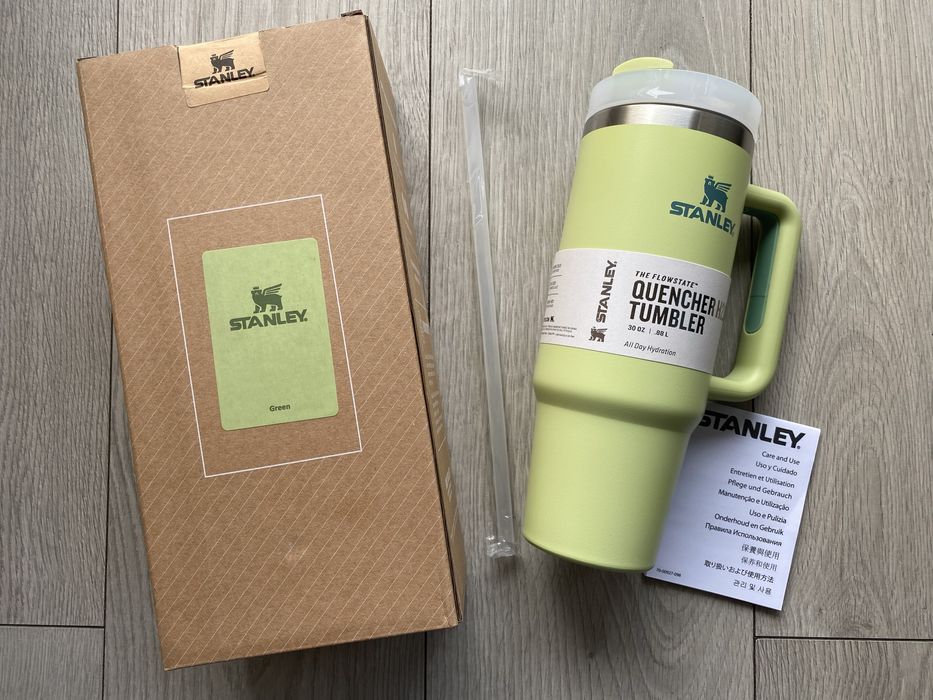 Nowy Oryginalny Stanley Kubek termiczny Quencher H2.0 FlowState Tumbler  Zielony