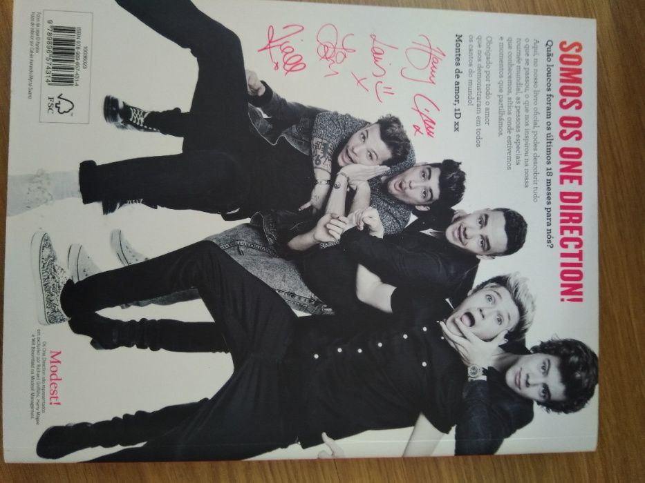 Livro OneDirection "Onde Estamos"