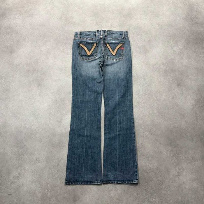 Vintage Spodnie Jeansy Y2K Denim Pants Coquette Japan Swag Trendy
