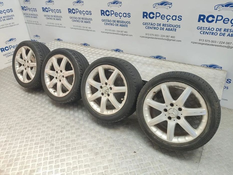 Conjunto Jantes 17 Originais Mercedes Benz Class C W203 7,5J ET37