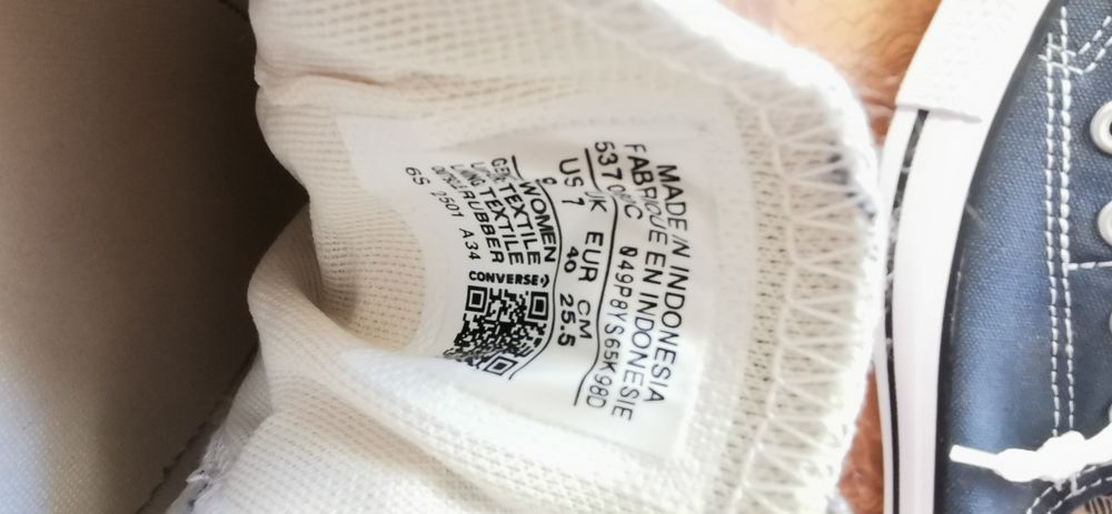 Trampki damskie Converse Athletic Navy Rozmiar 40