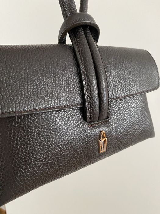 Torebka kopertówka Wojewodzic Pixie skóra brąz