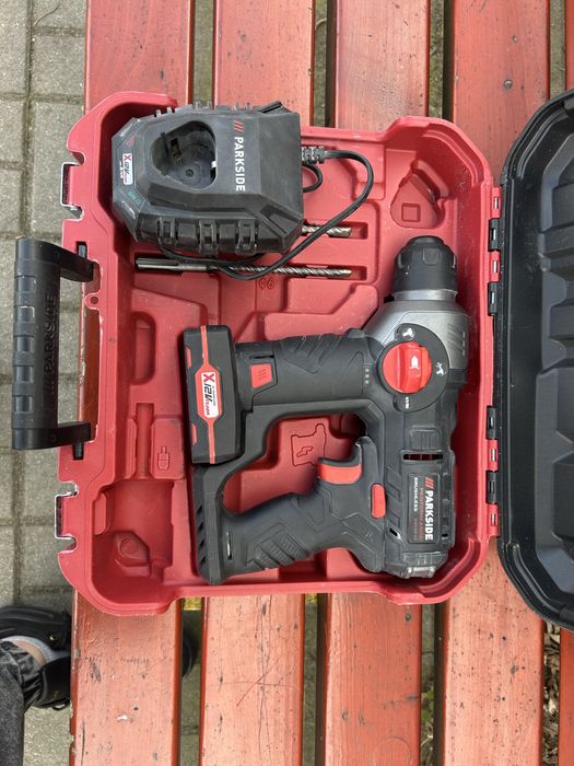 Młotowiertarka Parkside PB HAP 12 A1/Walizka/Aku 4.0/Ładowarka !