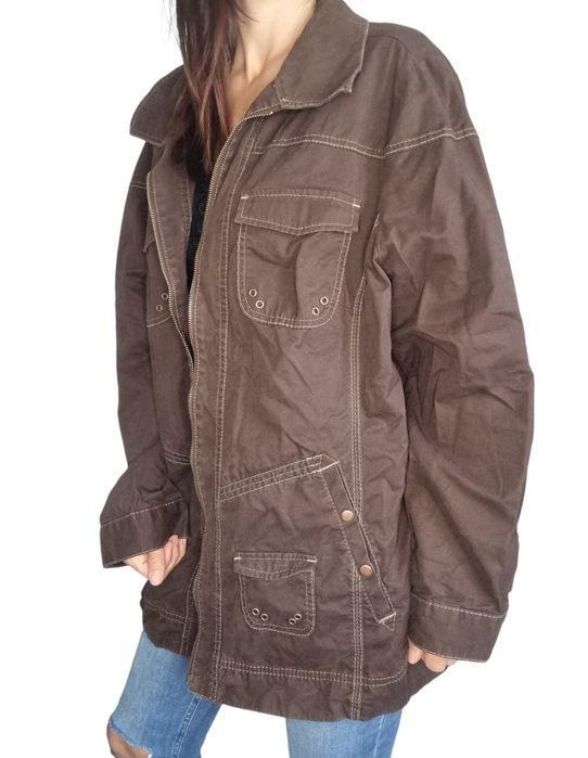 Brązowa kurtka Ulla popken Rozmiar 50/52   #ullapopken