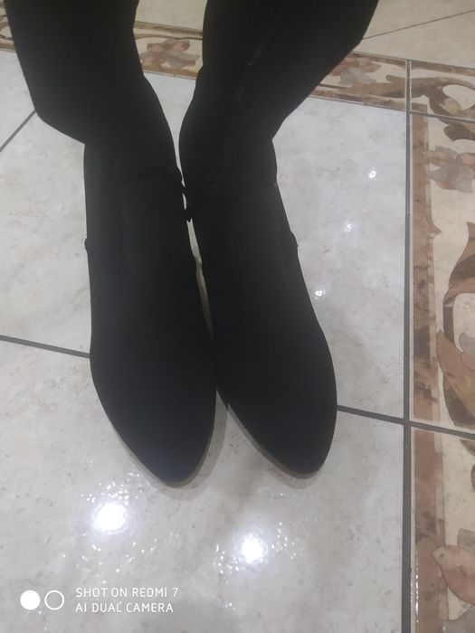 Nowe Kozaki zamszowe