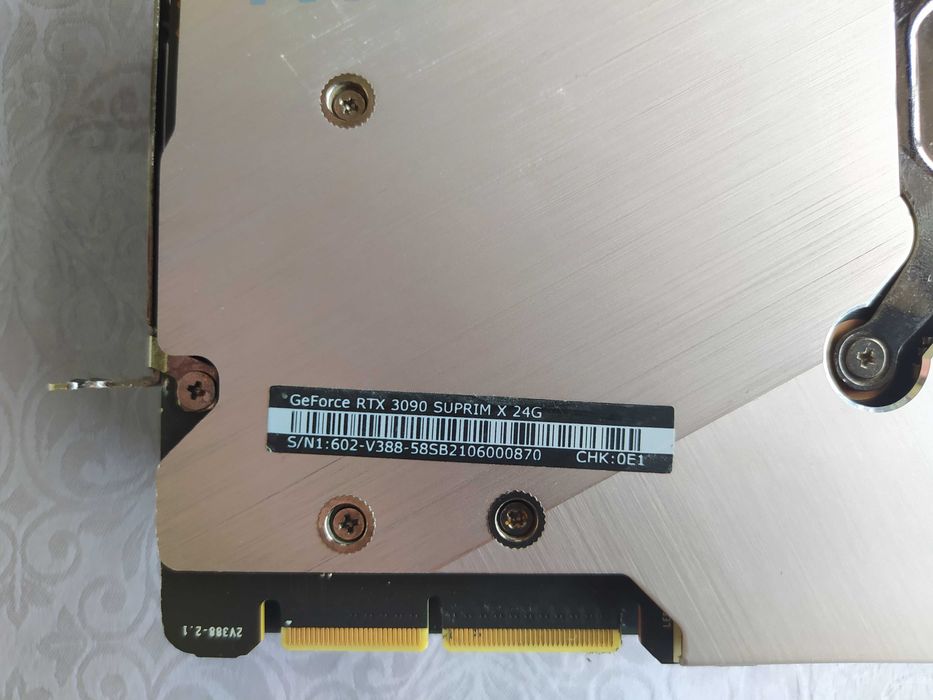 Знижка! Непрацююча відеокарта RTX 3090 MSI Suprim X 24GB під ремонт чи на запчастини!