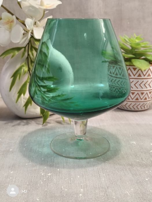 Szklany wazon vintage