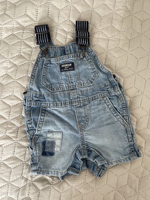 Детский джинсовый комбинезон