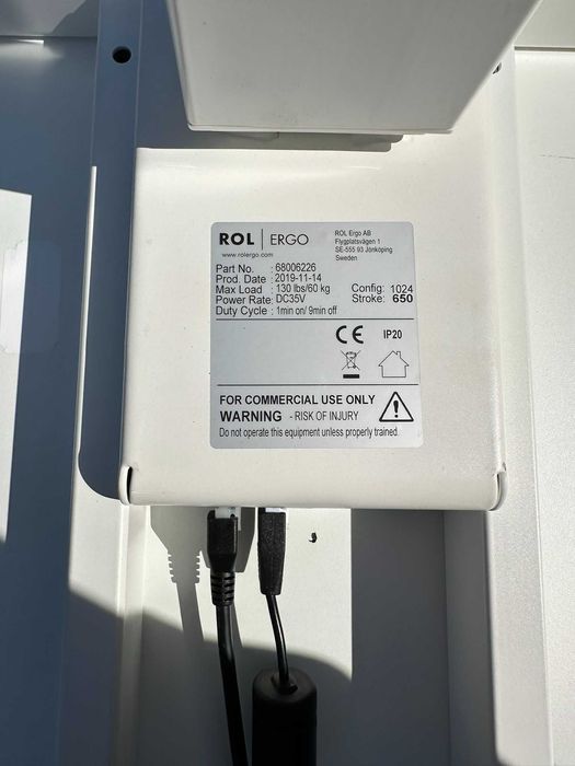 Biurko ergonomiczne z regulacją wysokości ROL ERGO