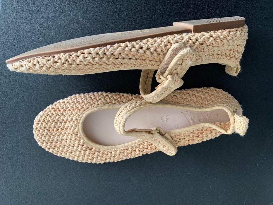 Zara обмін Плетені балетки Zara Mary Jane Мери джейн 290,