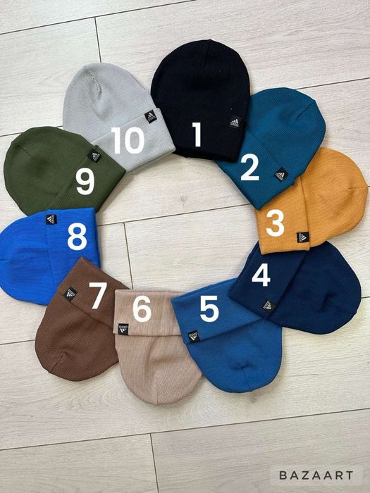 Шапка рубчик подвійна на хлопчиків мальчиков трикотаж 46 48 50 52 54 5