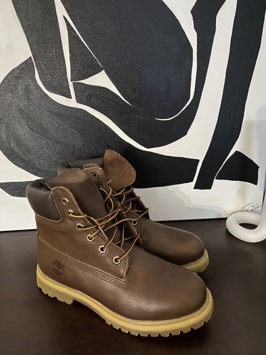 Trapery 37,5 TIMBERLAND skórzane nowe