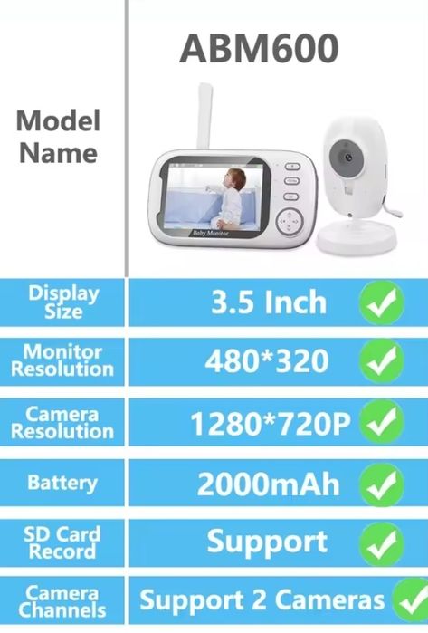 Intercomunicador bebé - Novo