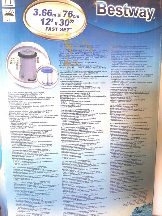Piscina como Nova Bestway Fast Set