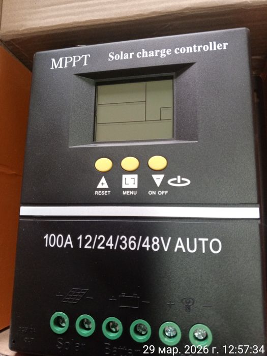 Контроллер заряда 100А 12/24/48в Мррт