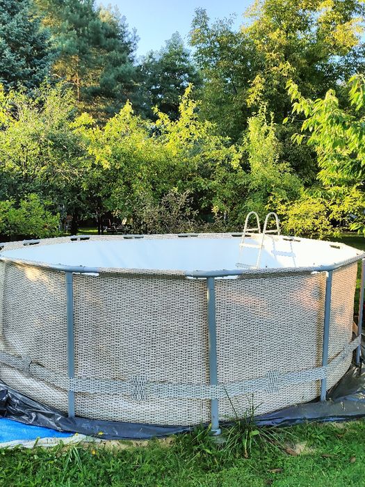 Basen Bestway Power Stell Ogrodowy Stelażowy Okrągły 396x107