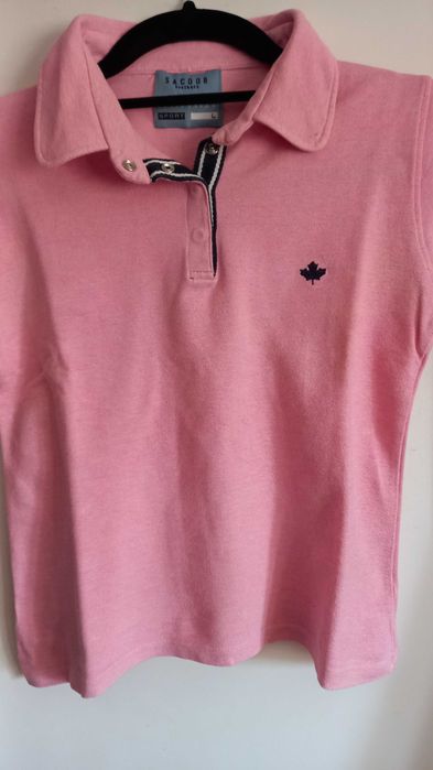 Polo de manga curta, rosa, XS/ S - Sacoor Sport
