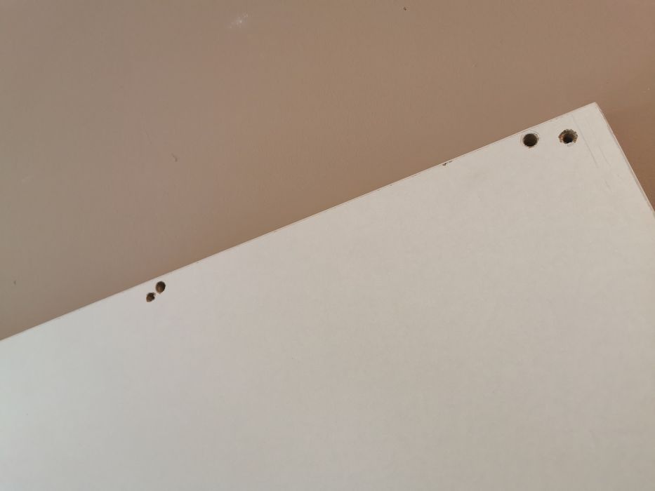 Duża biała płyta meblowa 120x183cm