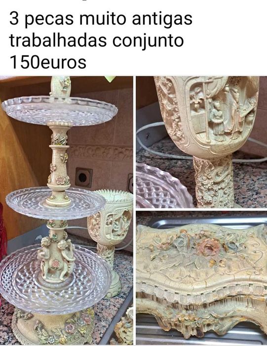 Várias peças decoracao