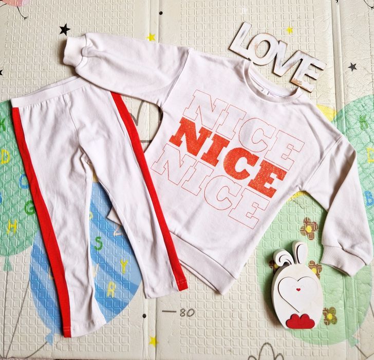 Костюм Lefties дівчинка 2-3 р батнік штани лосини