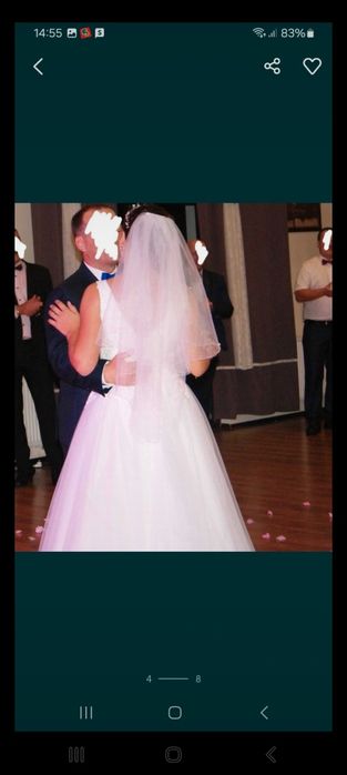 Suknia ślubna + welony