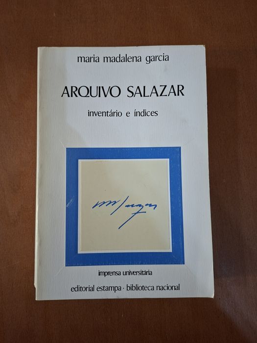 Arquivo Salazar inventário e índices