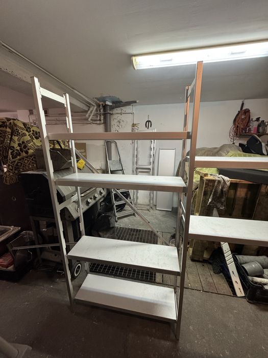 Regał do chłodni ze stali nierdzewnej Hupfer 90 cm 180 cm