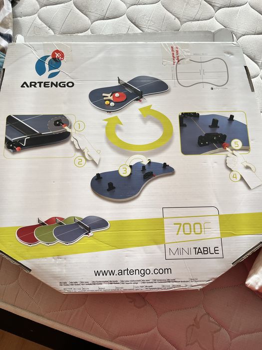 Mini mesa de ping pong como nova