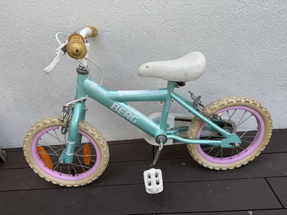 Bicicleta criança sem apoios