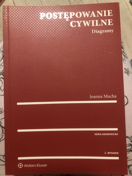 Książka postępowanie cywilne diagramy Joanna mucha