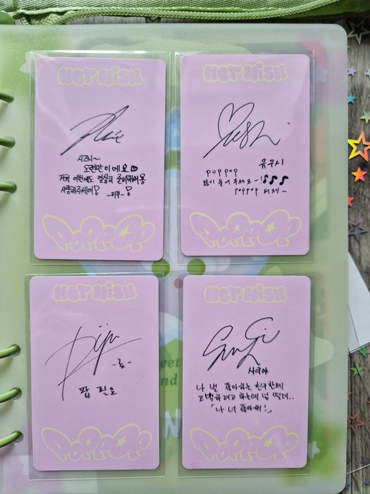 Альбом/картки кпоп Nct wish poppop