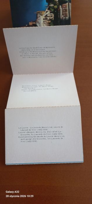 Książeczka harmonijka Paryż