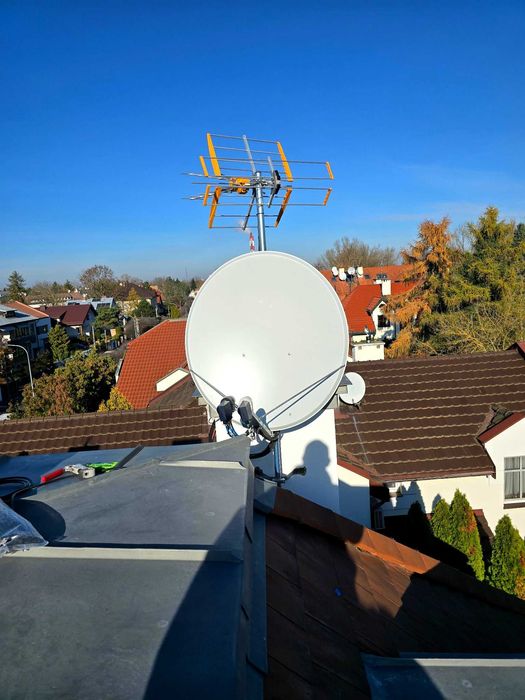 Montaż i ustawianie anten DVB-T / SAT / LTE / Starlink - serwis