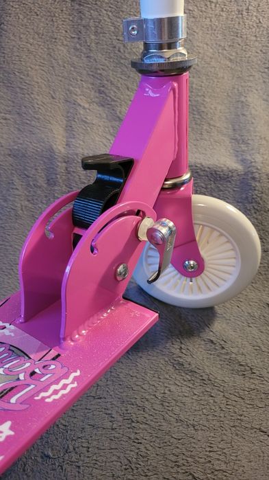 Hulajnoga Barbie 2 kołowa składana-różowa Stamp