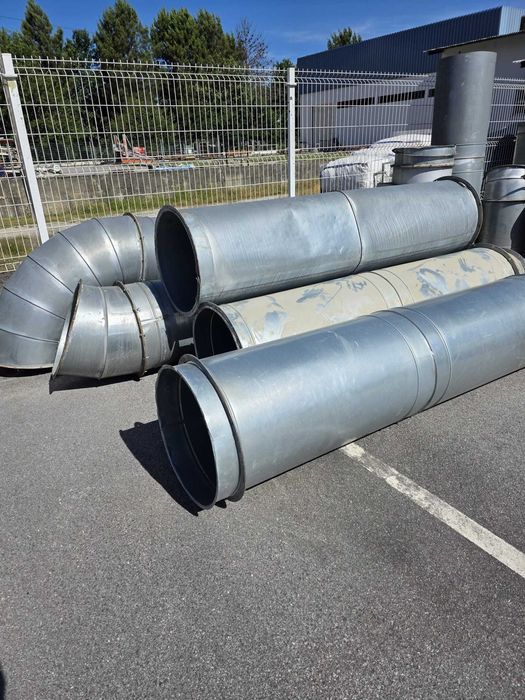 Tubos galvanizados p/sistema aspiração
