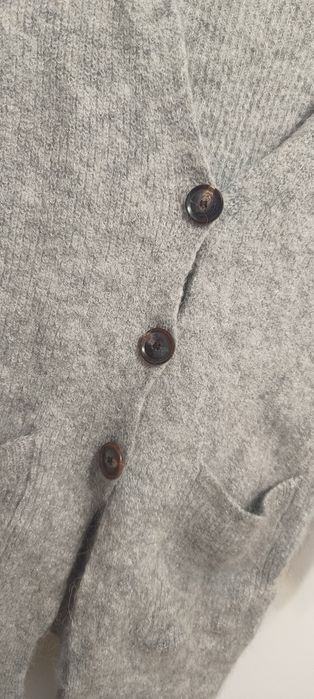 Massimo dutti szary sweterek 36 S alpaka