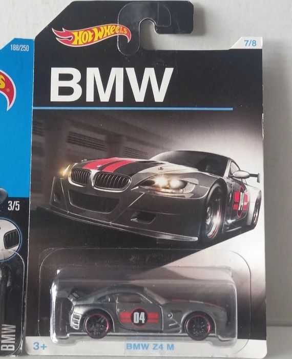 Conj 2 hot wheels bmw z4 m motorsport