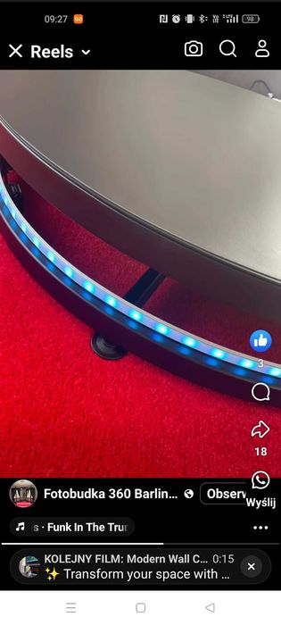 Fotobudka 360° NOWA, pełen zestaw + akcesoria