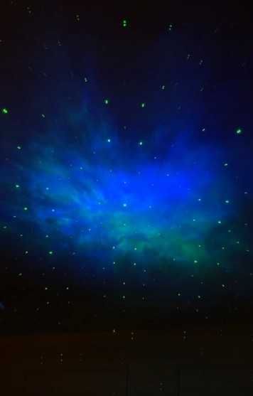 Galaktyczna Lampka Nocna dla Dzieci Projektor Gwiazd Astronauta Biały