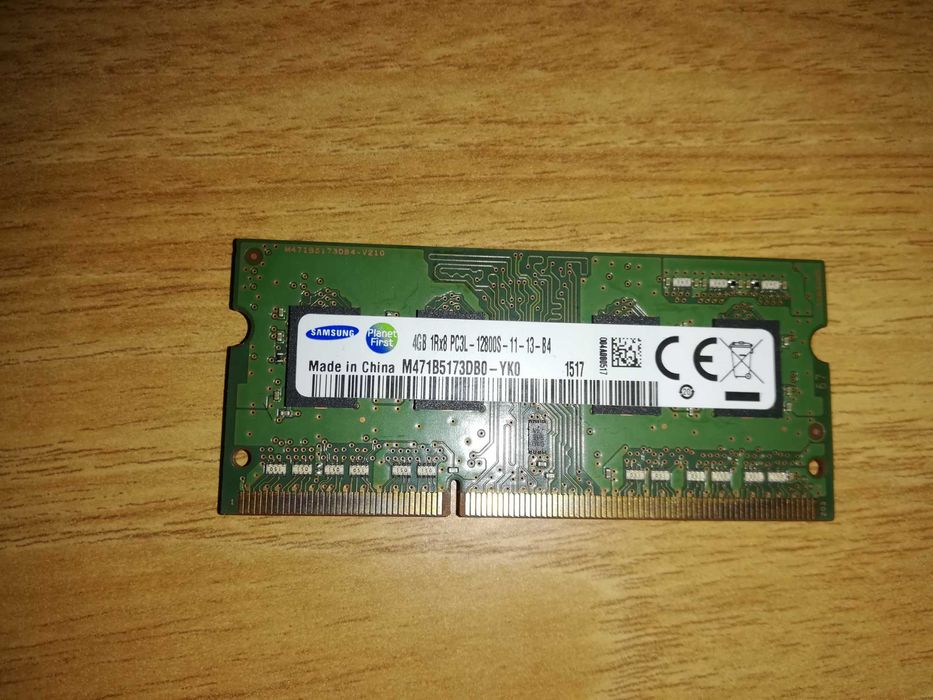 Memória RAM Samsung 4GB DDR3 1600Mhz64740057752579121