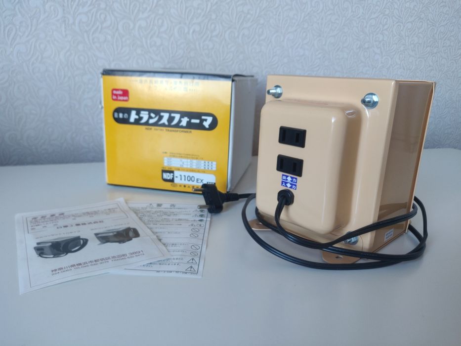 Трансформатор Nissyo NDF‑1100EX 240V → 100V (Japan) – Новий, для японської Hi‑Fi