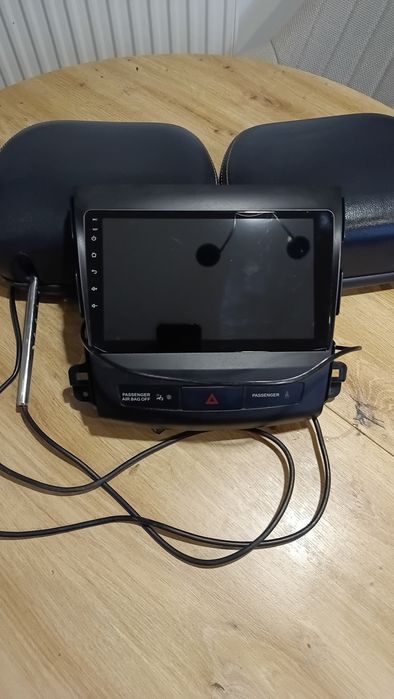 Radio Android + Monitory w zagłówkach* Peugeot 4007