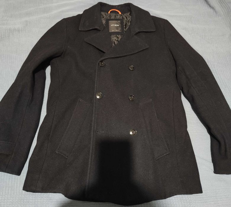 Casaco em Fazendo Estilo Marinheiro Azul Escuro - Tamanho L