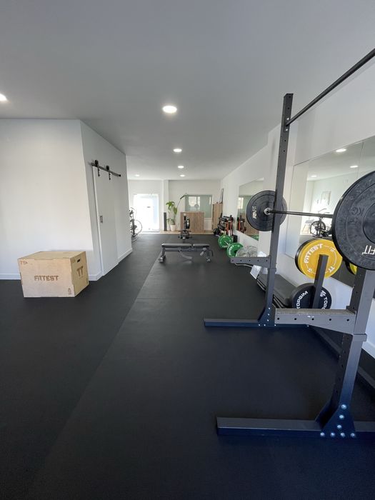 Piso de borracha 6mm Ginasio