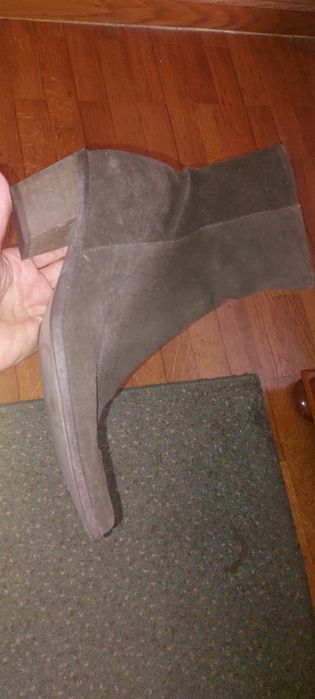 Botas novas castanhas camurça 37 com salto