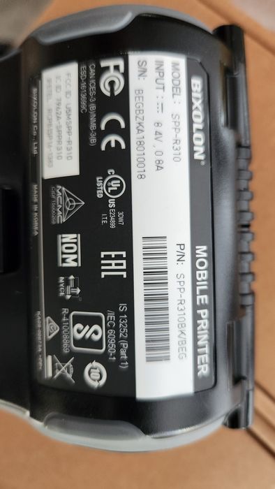 Bixolon Portable Printer with Bluetooth, New64585346867841122