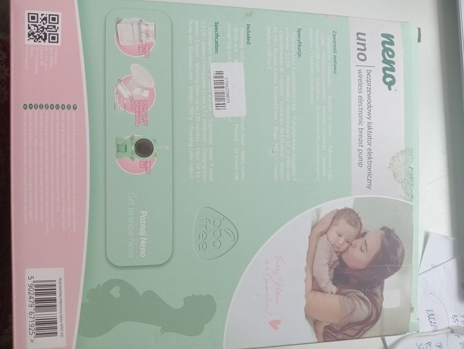 Sprzedam laktator bezprzewodowy Neno