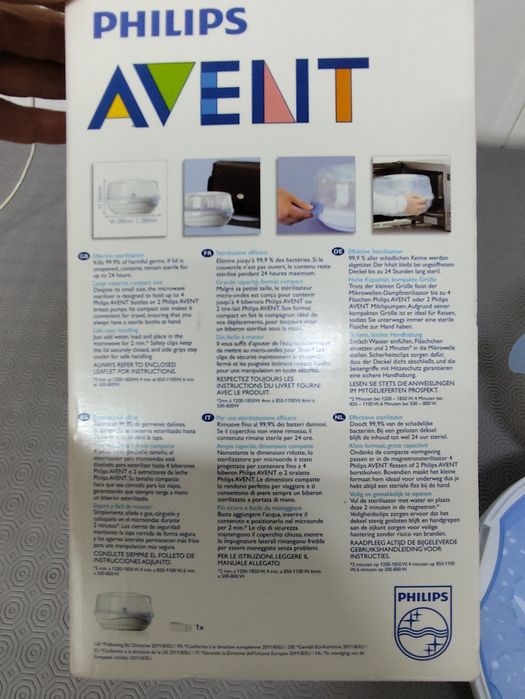 Esterilizador de Micro-ondas Philips Avent + Oferta | Bom estado!