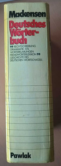 Słownik niemiecki Deutsches Wörterbuch Mackensen Pisownia Gramatyka