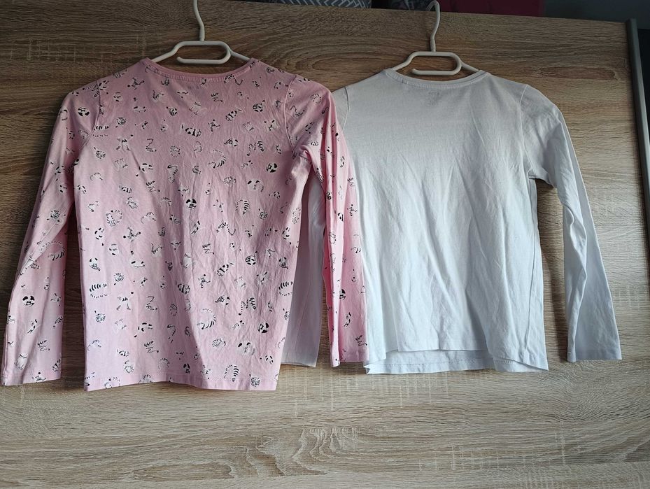 Longsleeve Komplet bluzek dziewczęcych długi rękaw/ longsleeves